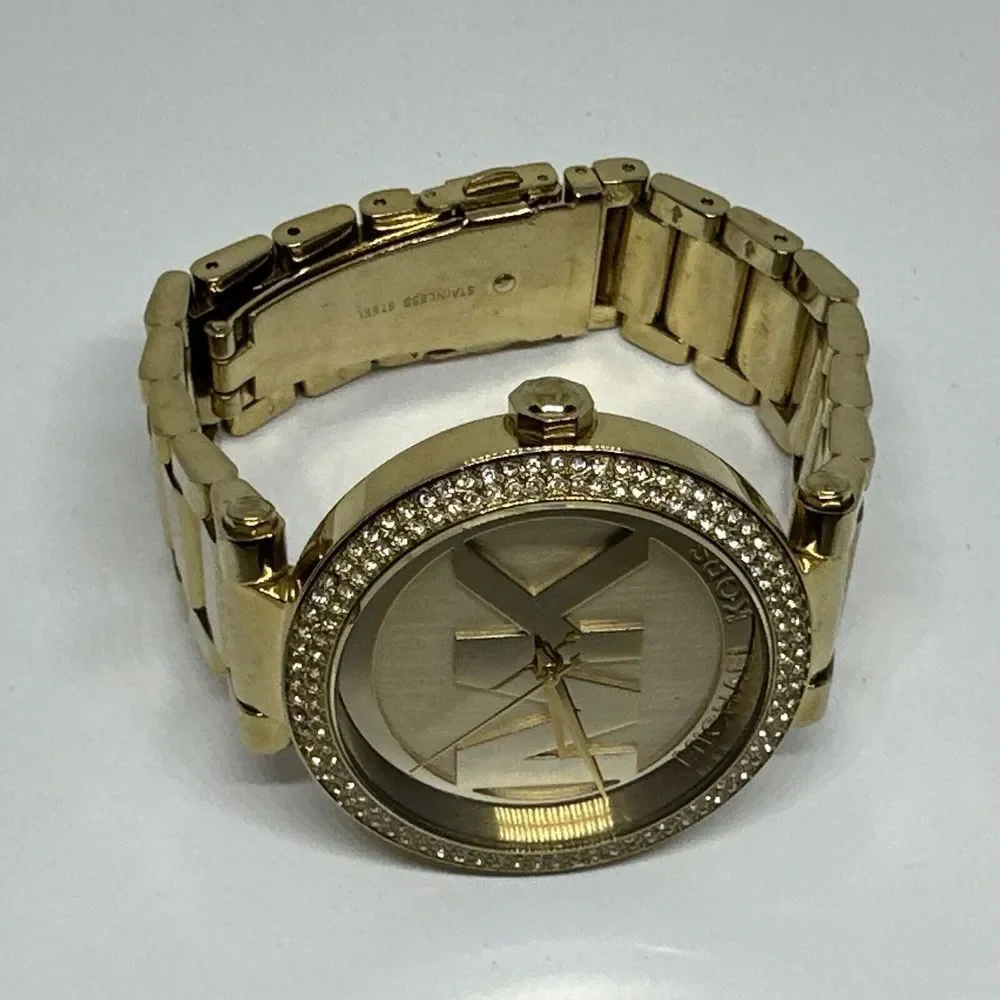 Michael Kors Parker MK5784 Women's Gold Stainless Steel Analog Dial Watch NUL15